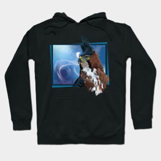 crested eagle Hoodie